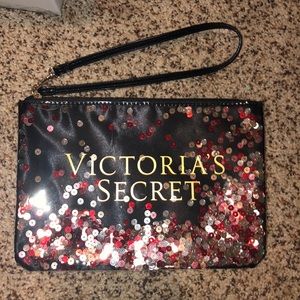 Victoria’s Secret Sequined Waterfall Wristlet